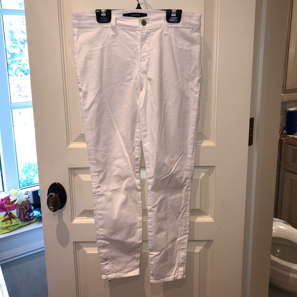 Jbrand white jeans